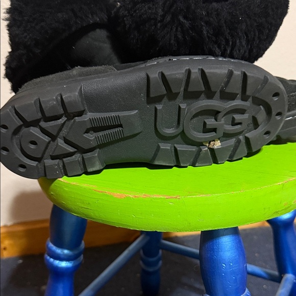 UGG Black Fur Boots - Picture 2 of 4